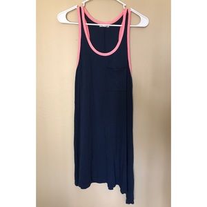 Soft & comfy Sundry asymmetrical tank dress! EUC!
